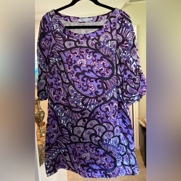 Alice & Trixie silk shift dress. Size M. GUC. No flaws, stains or rips. - Picture 3 of 3